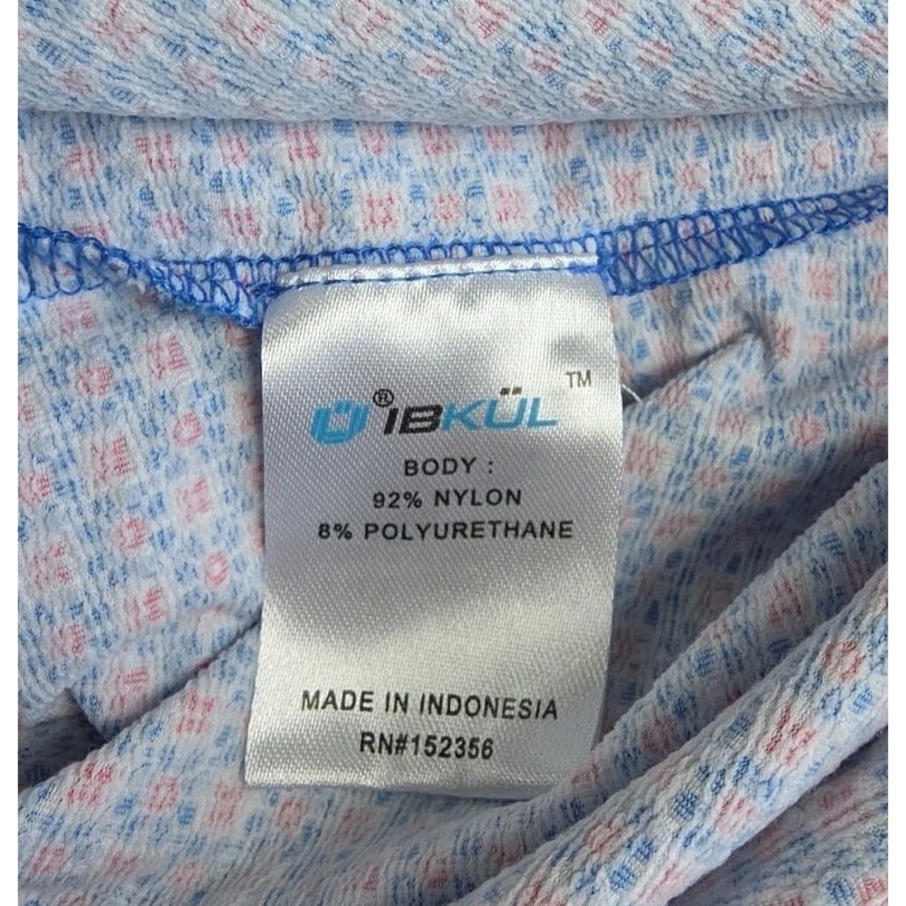IBKUL Polo Shirt Mens 2XL Multicolor Floral Performance UPF 50+ Active - Picture 7 of 9